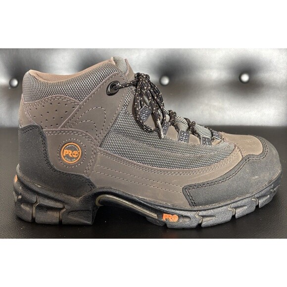 Timberland PRO Men’s 8.5 Steel Toe Waterproof Work Boots Brown Hiking Safety main image 5